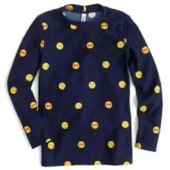 J. Crew Crewcuts Emoji Rashguard Top